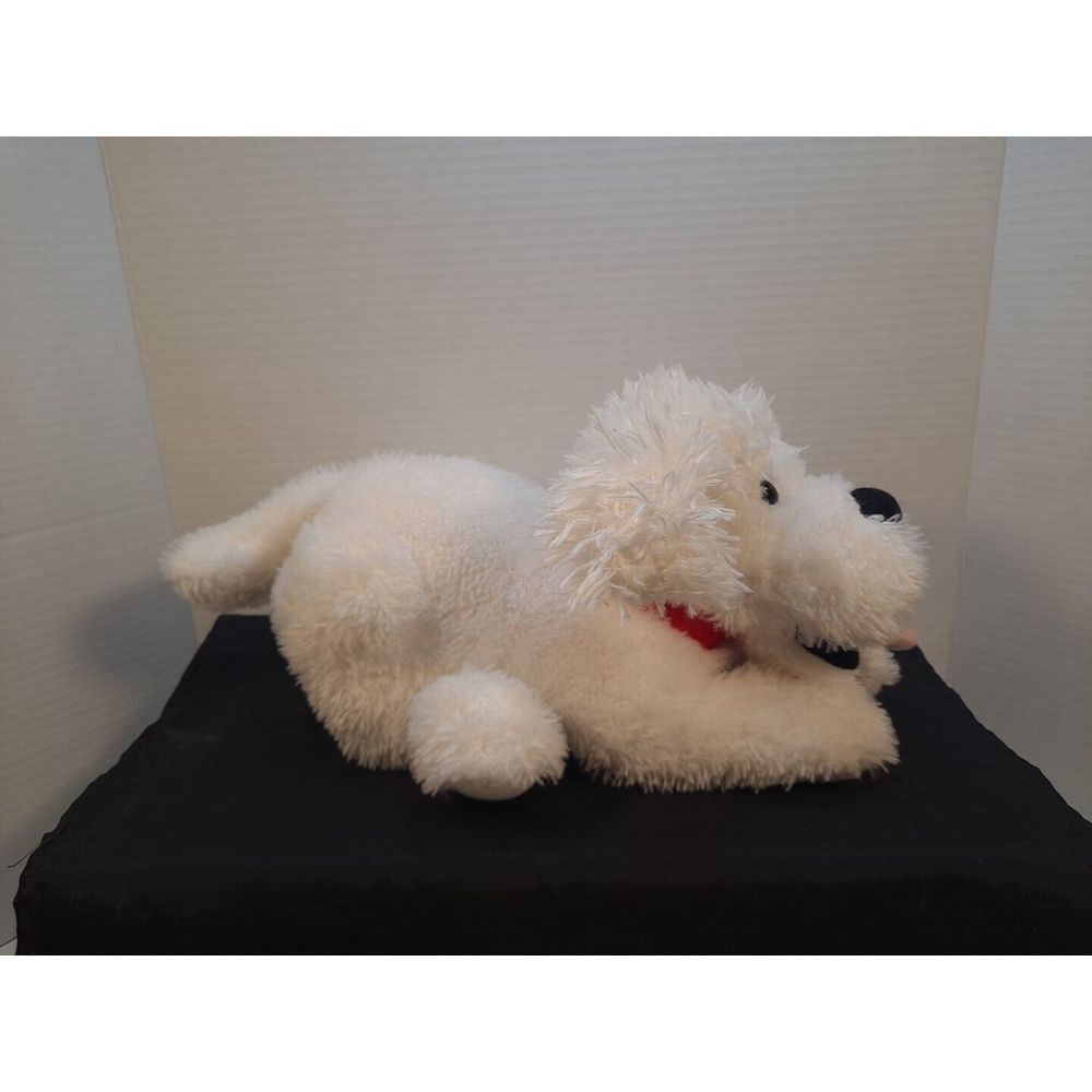 Hallmark‎ 2011 White Talking Dog 1LPR1631- 12 Inches Long